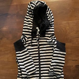 Striped scuba hoodie size 10